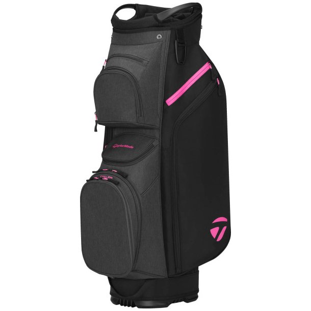 Taylormade Cart Lite Vognbag - Sort/Gr�/Neon Pink