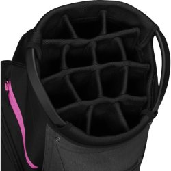 Taylormade Cart Lite Vognbag - Sort/Gr�/Neon Pink