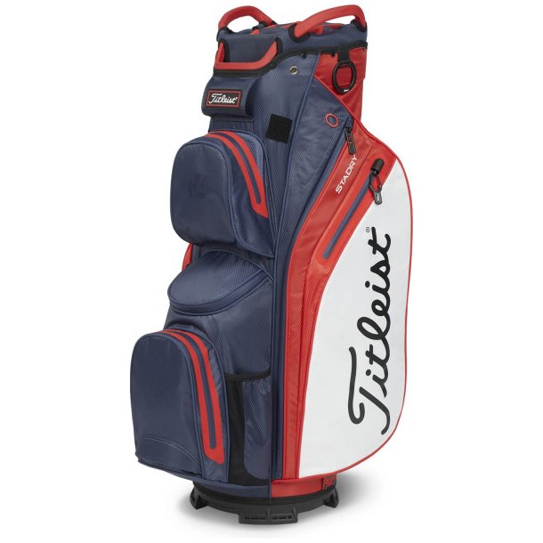 Titleist Cart 14 StaDry vognbag - Navy, R�d, Hvid