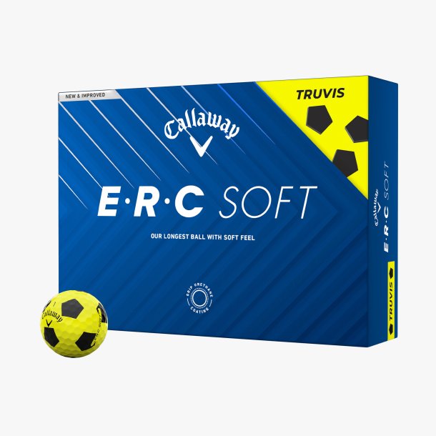 E�R�C Soft Truvis Yellow Golf Balls
