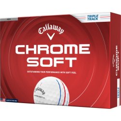 Callaway Chrome Soft Triple Track Golfbolde 
