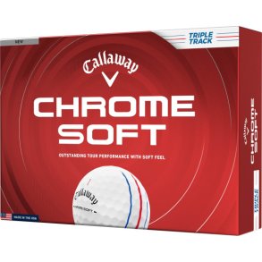 Callaway Chrome Soft Triple Track Golfbolde 