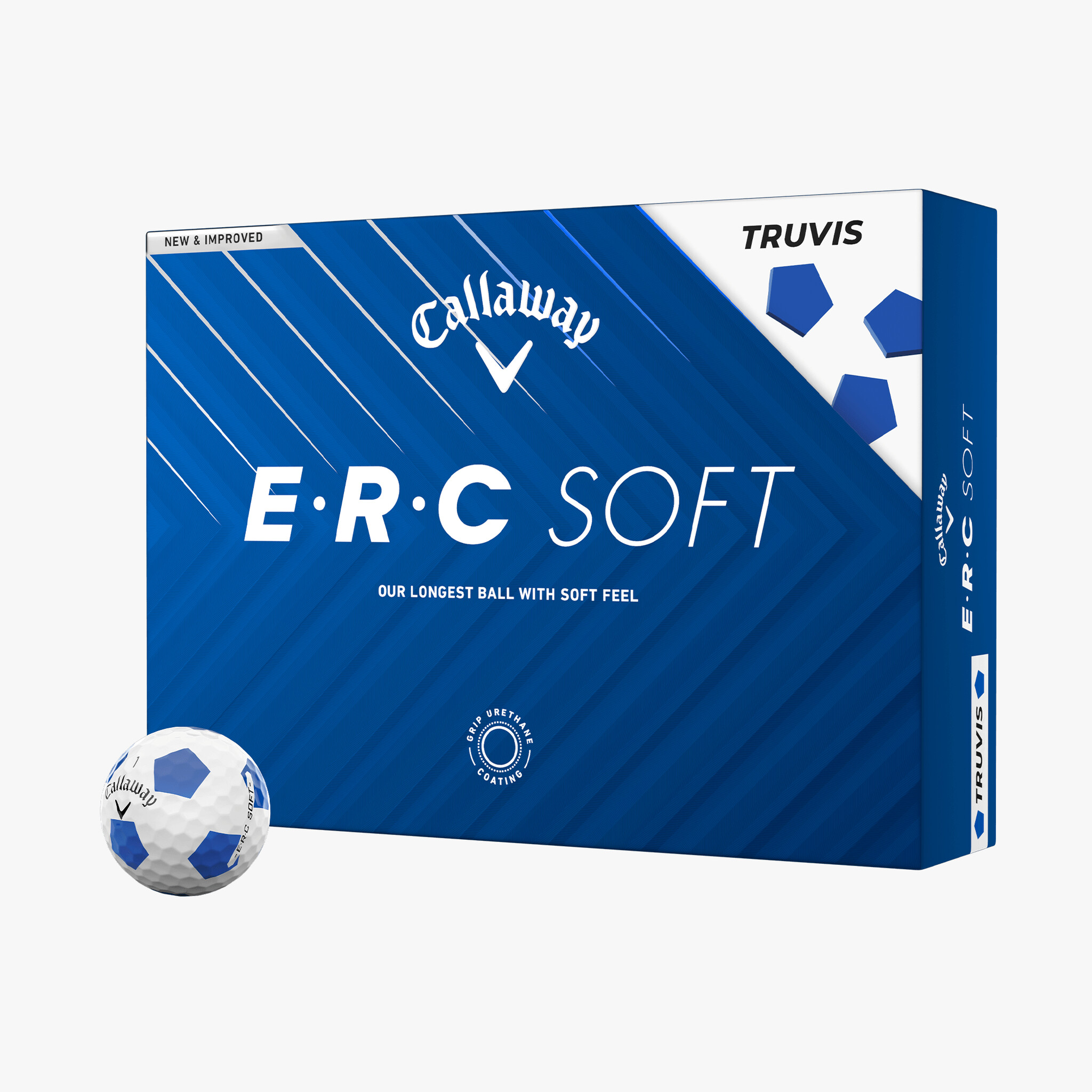 ERC Soft Truvis Blue Golf Balls
