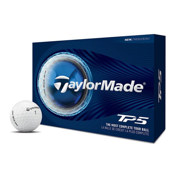 Taylormade TP5 2026 Golfbolde - Hvid