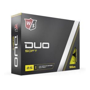 Wilson Duo Soft Golfbolde - Gul*