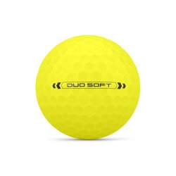 Wilson Duo Soft Golfbolde - Gul*