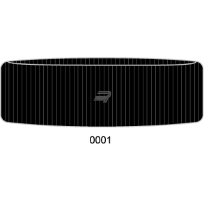 R�hnisch Rib headband - Sort