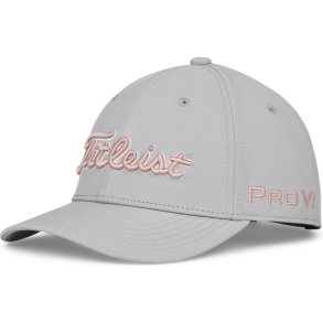 Titleist Junior Tour Performance Cap - Grey/Pink