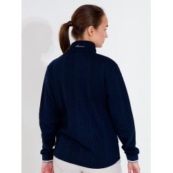 Abacus Woburn Dame Midlayer Fullzip - Navy