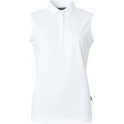 Abacus Cray Drycool Sleeveless Dame Polo - Hvid