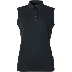 Abacus Cray Drycool Sleeveless Dame Polo - Sort