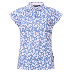 Abacus Victoria Drycool Cupsleeve Dame Polo - Blomsterprint