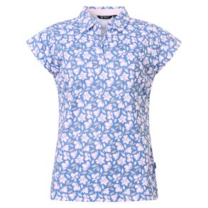 Abacus Victoria Drycool Cupsleeve Dame Polo - Blomsterprint