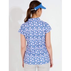 Abacus Victoria Drycool Cupsleeve Dame Polo - Blomsterprint