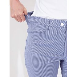Abacus Bovey 7/8 Stribede Dame Bukser - Bl�