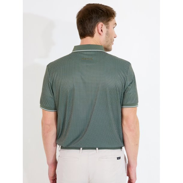 Abacus Headfort Drycool Herre Polo - M�rkegr�n