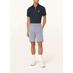 ALBERTO EARNIE Golfshorts - Bl�/hvid