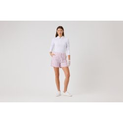 Daily Sports Checked Dame Shorts 41 cm - Hvid, Pink, Bordeaux 
