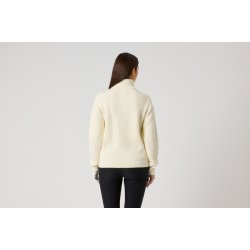 Daily Sports Cable LS Pullover Lined - R�hvid