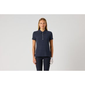 Daily Sports Graphic Jaquard Dame Polo Shirt -Navy