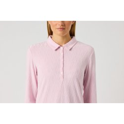 Daily Sports Graphic Jaquard LS Dame Polo Shirt - Pink