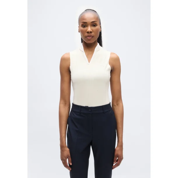 J. Lindeberg Mila Sleeveless Dame Polo - Sand
