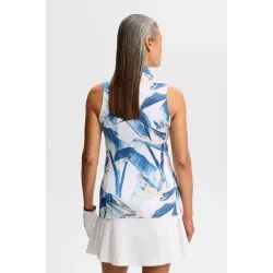 J.Lindeberg Dena Print Sleeveless Dame Polo