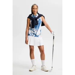 J.Lindeberg Dena Print Sleeveless Dame Polo