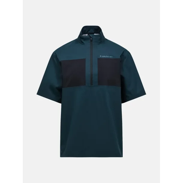 Peak Performance 3L Short Sleeve Vandafvisende Herre Anorak - Gr�n/Sort