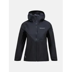 Peak Performance Trail Hipe Shell Dame Regn Jakke - Sort