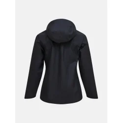 Peak Performance Trail Hipe Shell Dame Regn Jakke - Sort