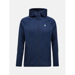 Peak Performance Herre Rider Essentials Zip Hood - Navy