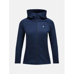 Peak Performance Dame Rider Essentials Zip Hood - Navy