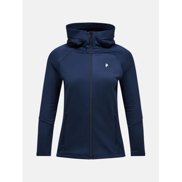 Peak Performance Dame Rider Essentials Zip Hood - Navy
