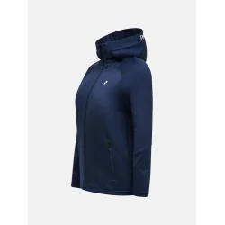 Peak Performance Dame Rider Essentials Zip Hood - Navy