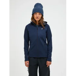 Peak Performance Dame Rider Essentials Zip Hood - Navy