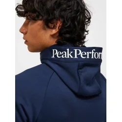 Peak Performance Herre Rider Essentials Zip Hood - Navy