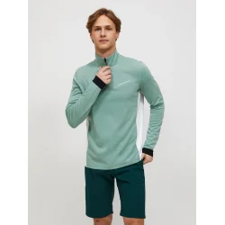 Peak Performance Swift Motion Herre Midlayer - Gr�n/Sort/Hvid