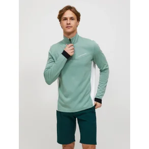 Peak Performance Swift Motion Herre Midlayer - Gr�n/Sort/Hvid