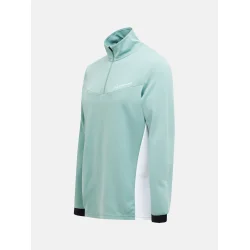 Peak Performance Swift Motion Herre Midlayer - Gr�n/Sort/Hvid