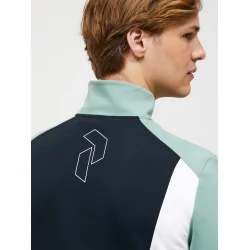 Peak Performance Swift Motion Herre Midlayer - Gr�n/Sort/Hvid