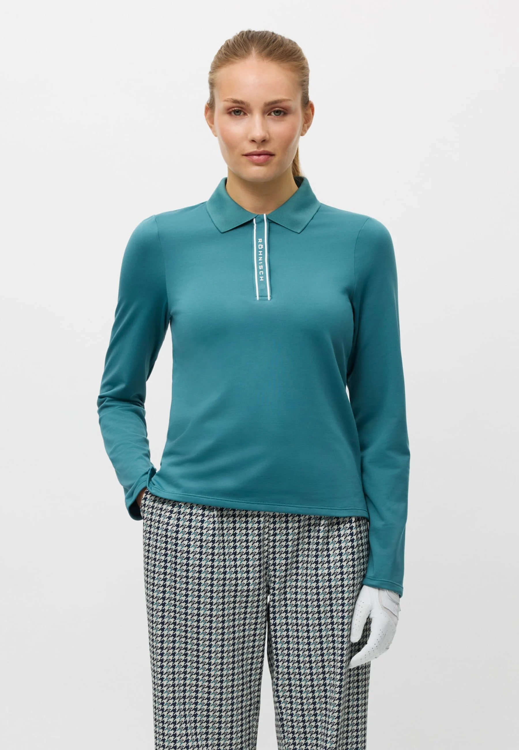 Röhnisch Warm Team Dame Bluse - Teal Blågrøn XXL Teal blågrøn