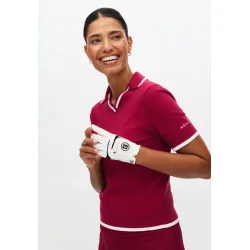 R�hnisch Swing Knitted Dame Poloshirt - Bordeaux