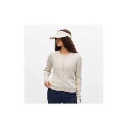 R�hnisch Classic Cable Dame Cardigan - Sand