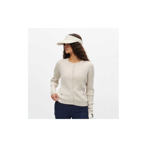 R�hnisch Classic Cable Dame Cardigan - Sand