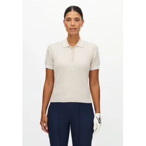 R�hnisch Classic Cable Dame Poloshirt - Sand