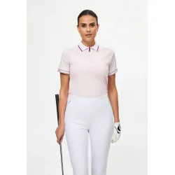 R�hnisch Rib Dame Poloshirt - Lyser�d