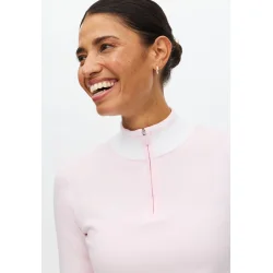 R�hnisch Kora Knitted Half Zip Dame Tr�je - Lyser�d