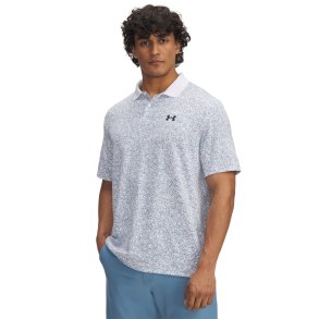 Under Armour Matchplay Printed Herre polo - Hvid/Bl�/Navy