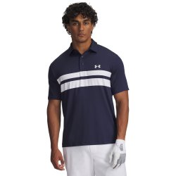 Under Armour Playoff 3.0 Stripe Herre polo - Navy/Hvid